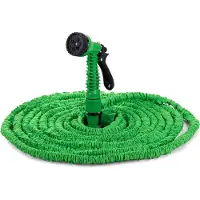 VERK Magic Hose Flexibler Gartenschlauch 15–45 m, grün