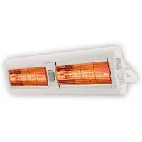 Tansun Sorrento Double IP 2x1500W Infrarotheizung #103611 #103612 #103613 #10361 (Farbe: RAL 9010 Reinweiß)