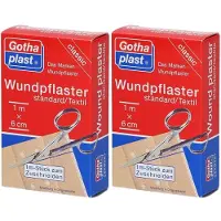Gothaplast Wundpfl.stand.6 cmx1 m 2x 2x1 St Pflaster