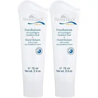 Biomaris Handbalsam nature mit Sanddorn-Duft 2x 2x75 ml Balsam
