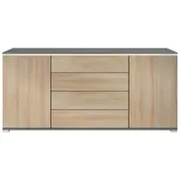 Vladon SIDEBOARD Faro Eiche sägerau
