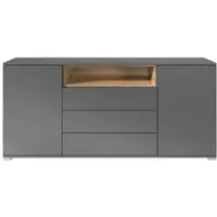 Vladon SIDEBOARD Skadu Eiche Natur