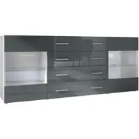 Vladon SIDEBOARD Carlos Grau Hochglanz