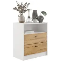 Vladon KOMMODE Pino Fronten in Eiche Natur