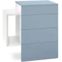Vladon NACHTTISCH Queens Front in Denim matt