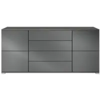 Vladon SIDEBOARD Rova Graphit Seidenmatt