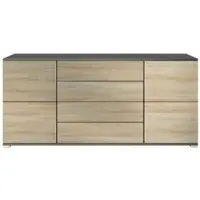 Vladon SIDEBOARD Rova Eiche sägerau