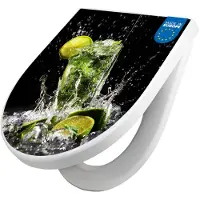 Banjado WC Sitz mit Absenkautomatik D Form Motiv Brasilianischer Cocktail [TDW3 10147]