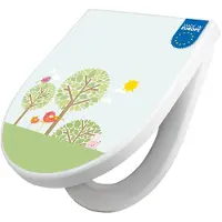Banjado WC Sitz mit Absenkautomatik D Form Motiv Drei Bäume [TDW3 11774]