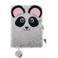 Tagebuch Plüsch Premium PANDA, DIN A 5