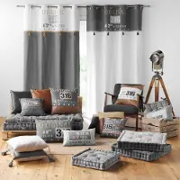 Dynamic24 Sitzkissen Stuhlkissen Bank Auflage 45x45x10 Indoor Outdoor Baumwolle Polsterung, Farbe:Lalita