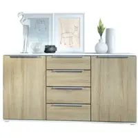 Vladon SIDEBOARD Porto Eiche sägerau