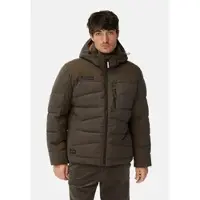 Camel active Steppjacke mit abnehmbarer Kapuze in Dunkelbraun | Gr.: 29