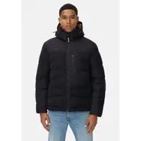 Camel active Steppjacke mit abnehmbarer Kapuze in Navyblau | Gr.: 56
