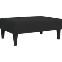 Décoshop26 - Fußhocker/Hocker 77 x 55 x 31 cm in schwarzem Samt DEC030521
