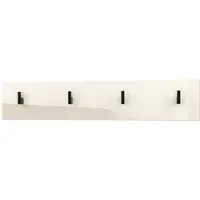 Vladon GARDEROBENPANEEL Linea Creme Hochglanz