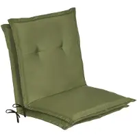 Beautissu 2er Set Niedriglehner Auflage Loft NL, 100x50x6cm, Olivegrün