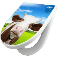 Banjado WC Sitz mit Absenkautomatik D Form Motiv Pardon [TDW3 12362]