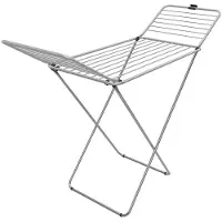 Vileda Tender Wäscheständer aus Stahl mit knitterfreiem Aluminiumgitter, 20 Meter