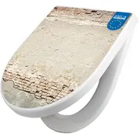 Banjado WC Sitz mit Absenkautomatik D Form Motiv Baulücke [TDW3 11410]