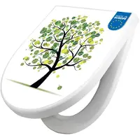 Banjado WC Sitz mit Absenkautomatik D Form Motiv Laubzauberbaum [TDW3 10347]
