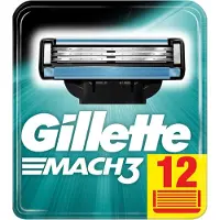 Gillette Mach3 Herren Rasierklingen 12 Stück Ersatzklingen Nassrasierer Klingen