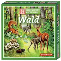 Natur-Memo Wald – Gedächtnisspiel mit 64 Karten zum Thema Waldtiere und Pflanzen