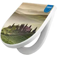 Banjado WC Sitz mit Absenkautomatik D Form Motiv Toscana [TDW3 10433]