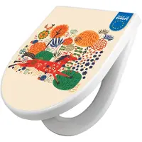 Banjado WC Sitz mit Absenkautomatik D Form Motiv Rotes Pferd [TDW3 11209]