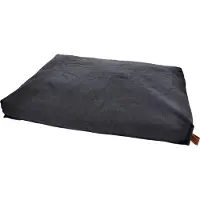 Dynamic24 XL Hunde Matte Kissen Hunde Katzen Bett Schlafplatz Hundekissen Bettchen schwarz