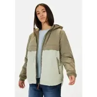 Camel active Teddyjacke mit Kapuze in Salbei | Gr.: 44