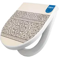 Banjado WC Sitz mit Absenkautomatik D Form Motiv Keltischer Knoten [TDW3 11326]
