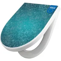 Banjado WC Sitz mit Absenkautomatik D Form Motiv Mandala Landschaft [TDW3 10948]