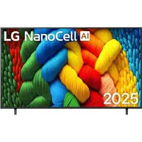 LG NanoCell AI NANO80 55NANO80A3B, 139,7 cm (55"), 3840 x 2160 Pixel, LED, Smart-TV, WLAN, Schwarz