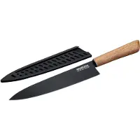 Nirosta Kochmesser Flow Fair schwarz, Klinge: 20,5 cm