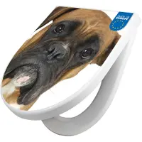 Banjado WC Sitz mit Absenkautomatik D Form Motiv Boxer [TDW3 10110]