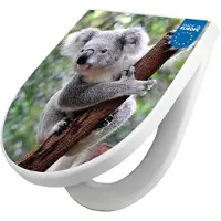 Banjado WC Sitz mit Absenkautomatik D Form Motiv Koala [TDW3 10224]