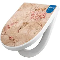 Banjado WC Sitz mit Absenkautomatik D Form Motiv Verschwindend [TDW3 11508]