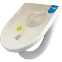 Banjado WC Sitz mit Absenkautomatik D Form Motiv Flüchtiges Glück [TDW3 11248]