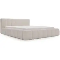 GRAINGOLD Polsterbett Orio 180x200 cm - Bett 180x200, Polsterbett mit Bettkasten und Lattenrost - Beige (Anthology 01)