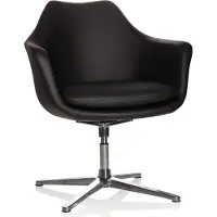 Hjh OFFICE ARTEMIA - Loungesessel Schwarz