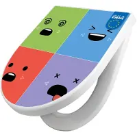 Banjado WC Sitz mit Absenkautomatik D Form Motiv Neun Keinenasen [TDW3 10809]