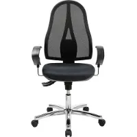 Topstar Drehstuhl Bürostuhl Open Point SY Armlehnen chrom/anthrazit