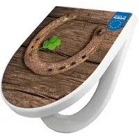 Banjado WC Sitz mit Absenkautomatik D Form Motiv Doppeltes Glück [TDW3 11227]