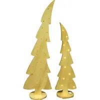 Manufaktur Martinshof Weihnachtsbaum Set geschwungen, 85 cm und 105 cm