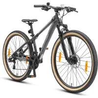 Bikestar Mountainbike 21 Gang Shimano RD-TY300 Schaltwerk Kettenschaltung für Damen und Herren, Kettenschaltung