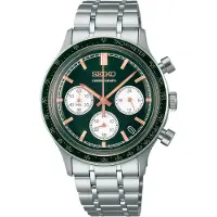 Seiko SSB481P1 Herren-Chronograph Grün/Roségoldfarben