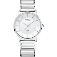 Bering Damen Uhr Armbanduhr Ceramic Solar - 19535-754 Edelstahl