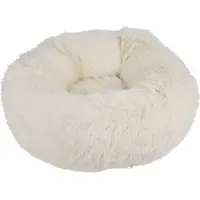 Dynamic24 Plüsch Hundebett 55cm Katzenbett Hunde Kissen Hundekorb Schlafplatz Hund Katze