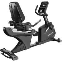 Tunturi Signature E30-R Liegeergometer – Fitnessfahrrad mit niedrigem Einstieg – Ergonomisch verstellbar – Mit Transportrollen – Schwarz